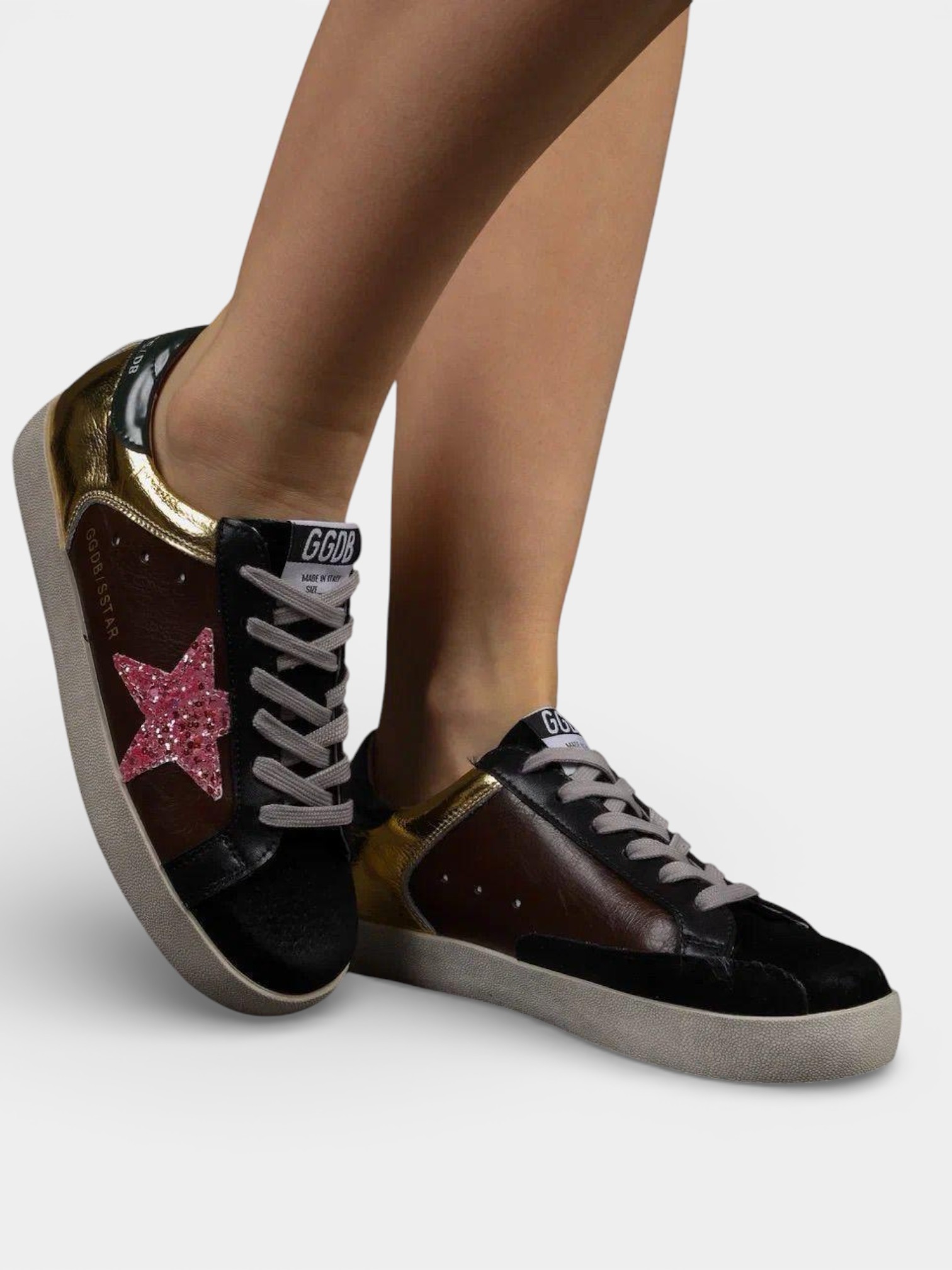 Кеды Golden goose кожаные коричневые 3438 Кеды Golden goose кожаные коричневые 3438