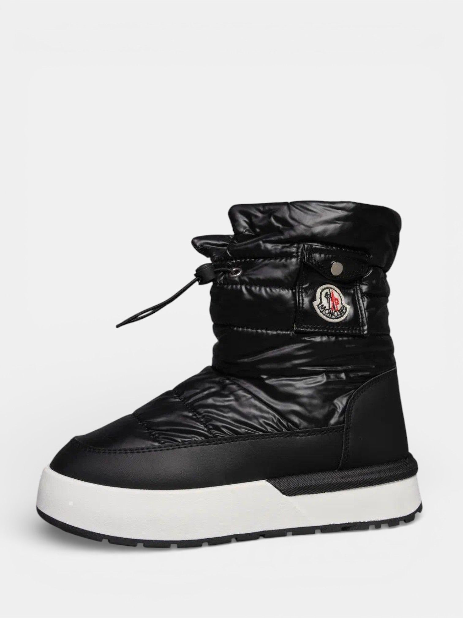 Дутики Moncler зимние черные 3430 Дутики Moncler зимние черные 3430