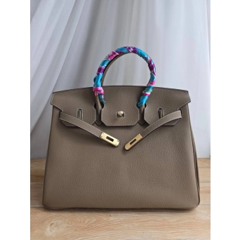 Сумка Hermes Birkin из натуральной кожи хаки 3140 Сумка Hermes Birkin из натуральной кожи хаки 3140